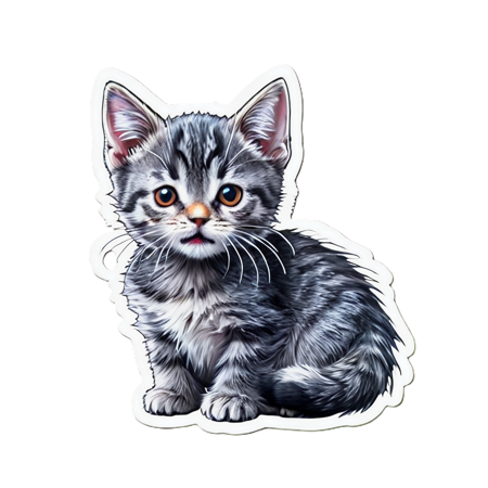 <lora:Jussi_the_neural_cat-000006:0.95>,  sticker of a  gray  striped kitten in dark forest lies under tree, on a tree hangs red mini lantern, high detailed, hdr, high resolution sticker,  gothic style sticker,  caricature sticker