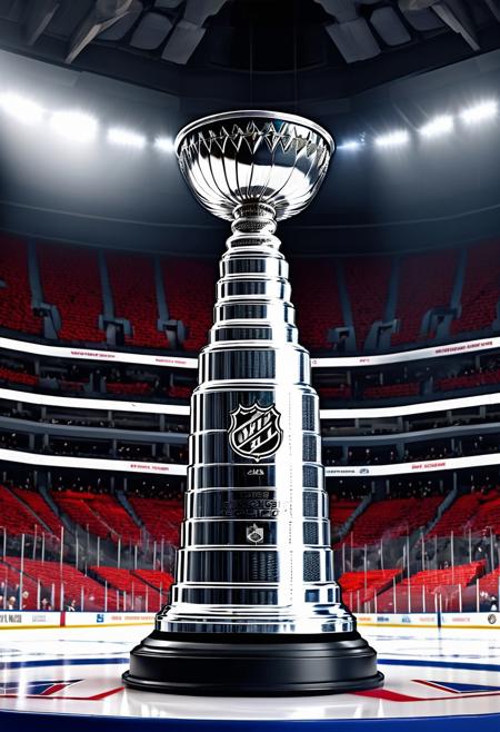 Expressionism,- NHL Stanley Cup, fantasy concept art, 8k resolution trending on Artstation Unreal Engine 5