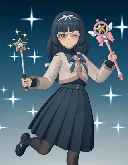 Lilac リリカ + Evelyn + Proxies / Zenless Zone Zero (3d style)