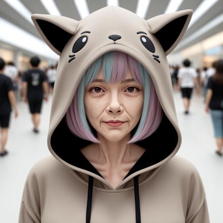 animal hood SDXL