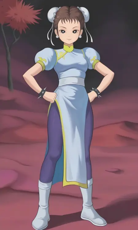 Korean Chun-li / 춘리 / チュンリー / 春麗 (Street Fighter 1992 Korea - Geoliui Mubeobja) | 거리의 무법자 / 스트리트 파이터 / ストリートファイター | Illustrious