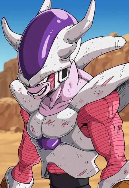 score_9, score_8_up, score_7_up, source_anime ,((close Portrait)), (Freealien:1.0),in desert,high cuality,cinematic composition, action,
