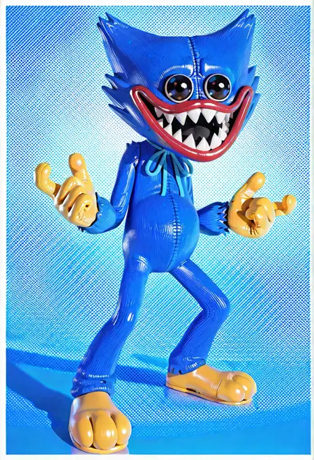 Huggy Wuggy (Friday Night Funkin/FNF Clay Mod)