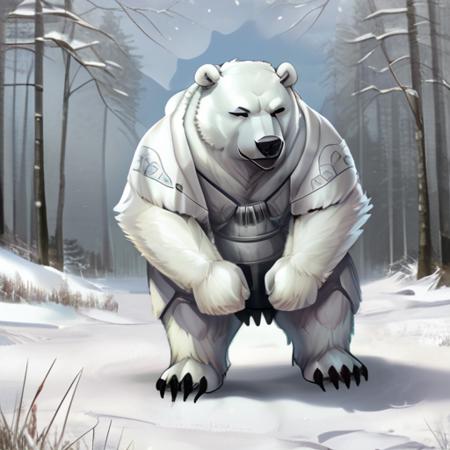 Polar Bear Demi Human v1.0