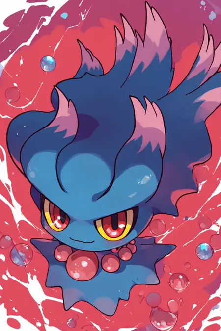 Misdreavus: Screech Pokémon | ムウマ (Pokedex #0200) [Pony]
