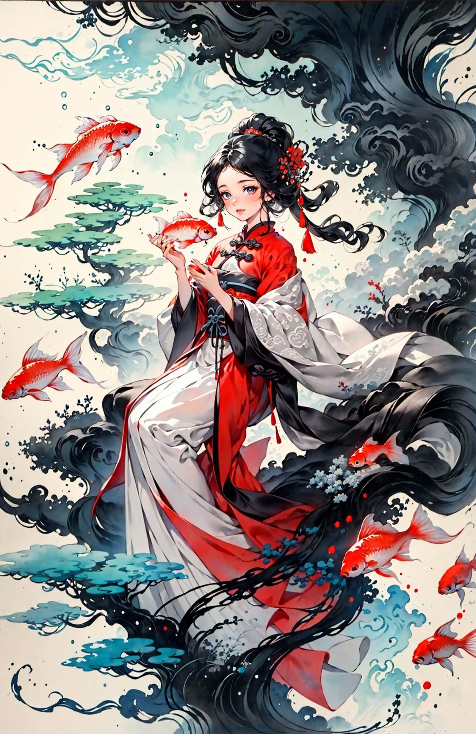 绪儿-水墨鱼fish image by XRYCJ