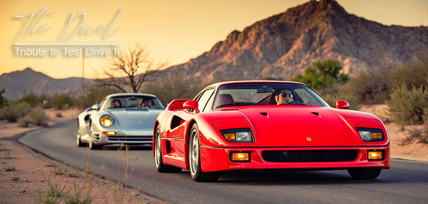 A Test Drive II Homage: The Digital Duel of the Supercar Titans
