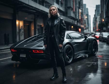 Techwear fashion <lora:Andrew Law CLIP-000005:1>,automotive photography,car photography,cinematic lighting photography,behance. polished,many exotic high end features,art style of Andrew Law, . Futuristic, cyberpunk, urban, tactical, sleek, dark, highly detailed
