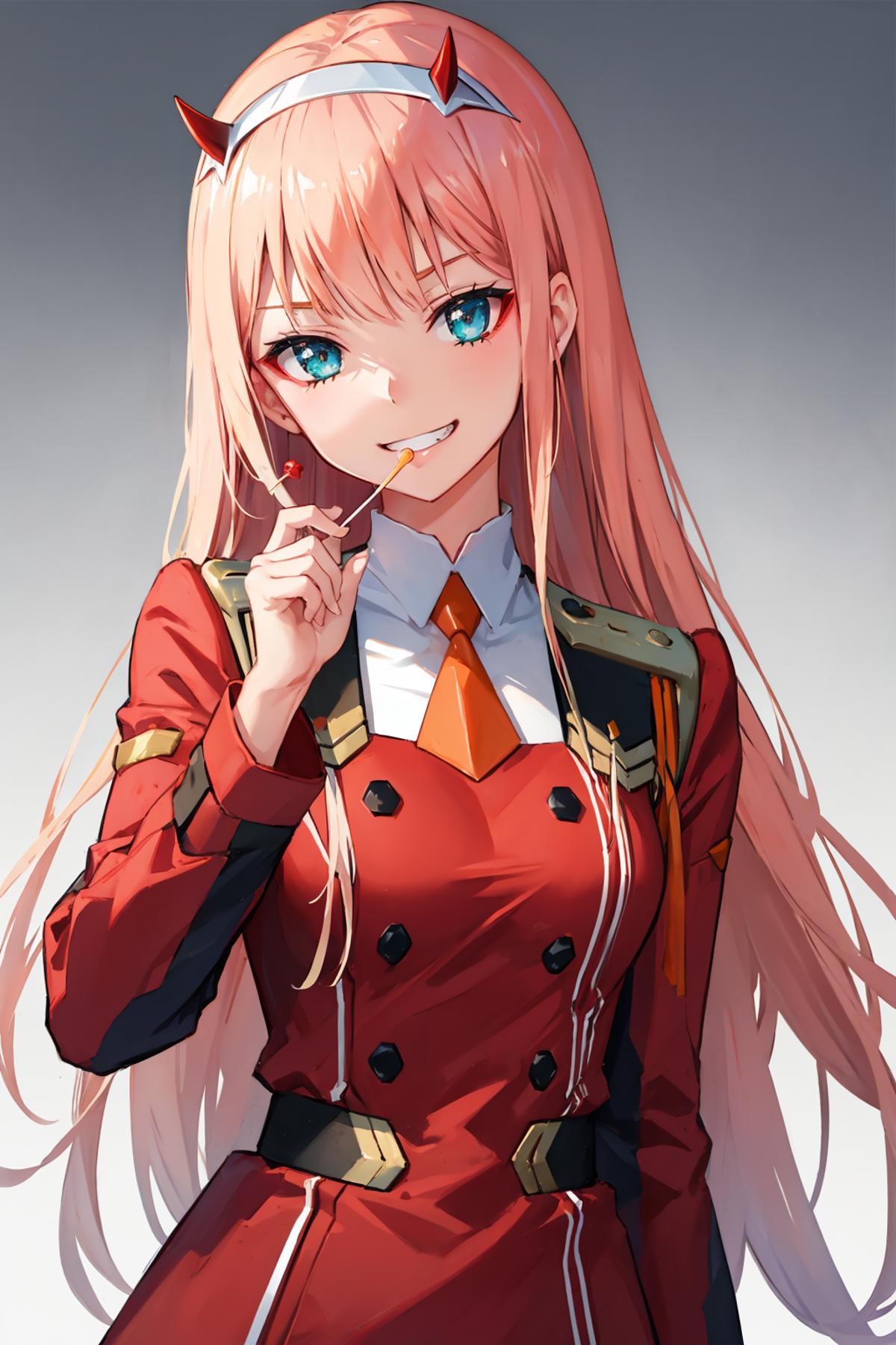 Zero Two (DARLING in the FRANXX) LoRA | 4 Outfits image by novowels