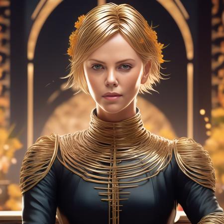 CharlizeTheron,<lora:CharlizeTheronSDXL:1>,portrait,female,stunningly beautiful fantasy illustration by Greg Rutkowski and Ross Tran + intricate linework golden ratio composition with black flowers as hair like the crown headshot super cute-fine details hyperrealistic oil painting on canvas texture in 8k resolution concept art octane render photorealism 3d finalrender macro photography full body character only two face single portrait rule of thirds close up shot wearing dramatic vivid psychedelic dainty dark moody lighting atmosphere detailed throne made out!! trending pixiv fanbox manga cover style drawn makoto shinkai tite kim jung ghibli jamie