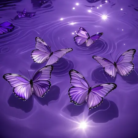 Fantasy water butterfly梦幻水中蝴蝶