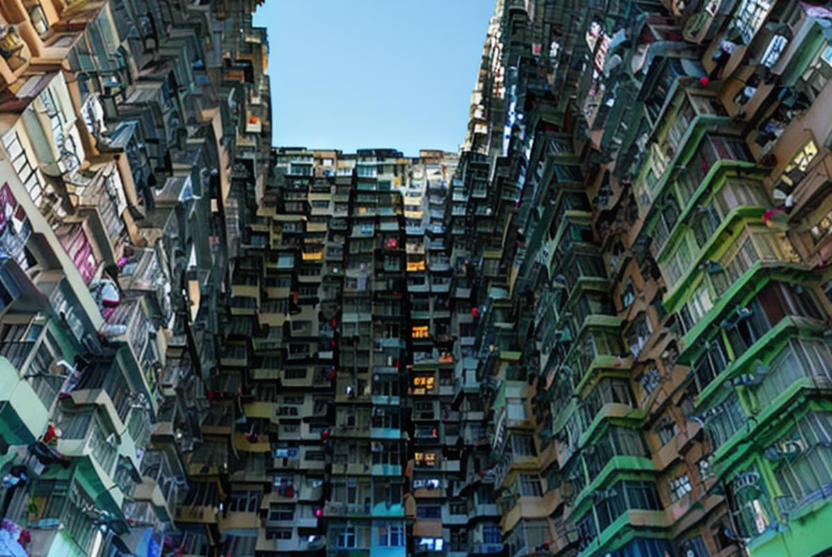 モンスターマンション（益昌大廈）（香港　鰂魚涌）/Monster Building (Yick Cheong Building) in Hong Kong Quarry Bay image by yukanosimi