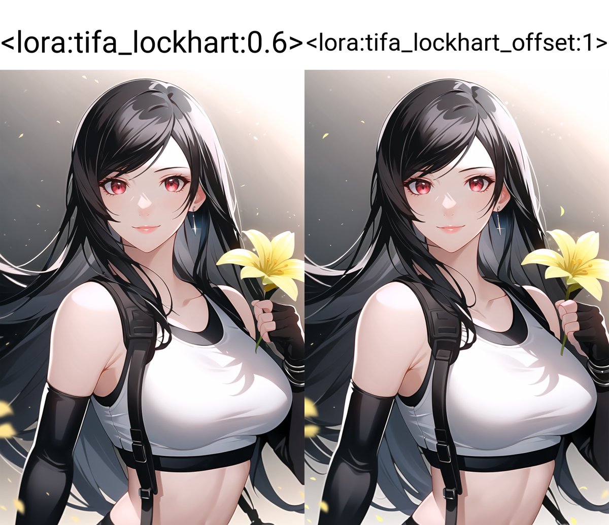 Tifa Lockhart <All Outfits> LoRA - v1 | Stable Diffusion LoRA | Civitai