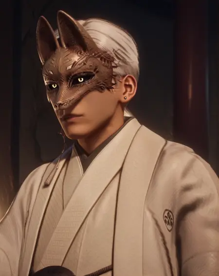 Fox mask - (Tsuneki Kotoyuki) | Silent Hill f | (illustriousXL)