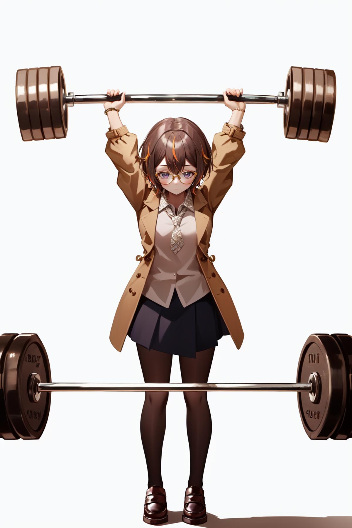 [OpenPose + Lineart] Weightlifting image by PettankoPaizuri