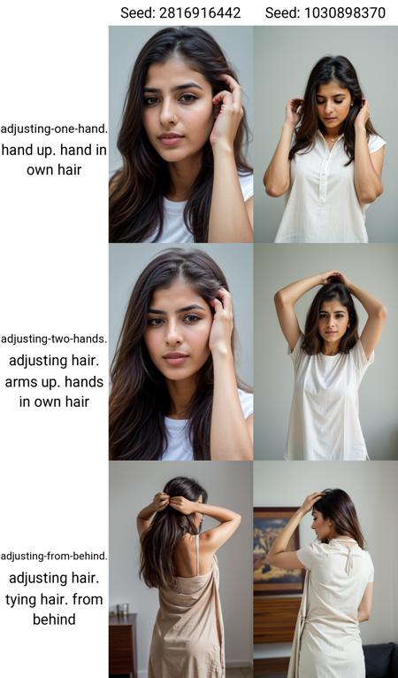 candid, RAW photo, pakistani woman, adjusting-one-hand. hand up. hand in own hair, white background, 8k uhd, dslr, soft lighting, high quality, film grain, Fujifilm XT3,     <lora:Adjusting hair & Hair Tucking b:1>