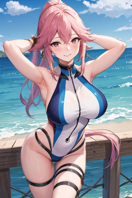 Tomoe Gozen Swimsuit Outfit(FGO) v3.0