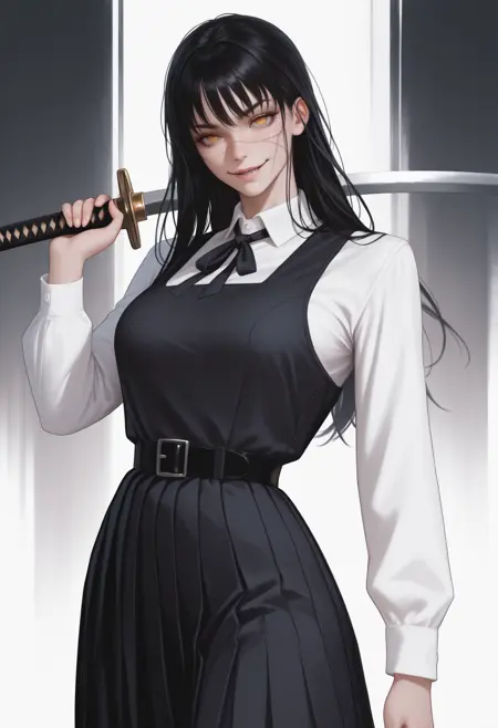 [IllustriousXL v0.1] Asa Mitaka / Yoru | Chainsaw Man