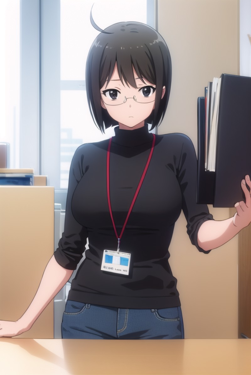 lucyyamagami, <lora:lucy yamagami s1-lora-nochekaiser:1>,
lucy yamagami, short hair, black hair, (black eyes:1.5), ahoge, ...