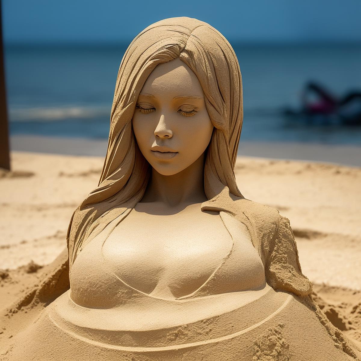 Realistic sand sculpture art style image by comingdemon