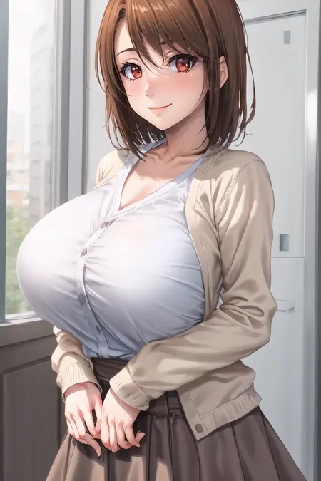 Ichinose Natsumi - Itsu made mo Musuko no Mama ja Irarenai! ~Kyonyuu de Bijin na Kaa-san wa Ie de wa Muboubi Sugite Boku no Kokan wa Mou Genkai!~