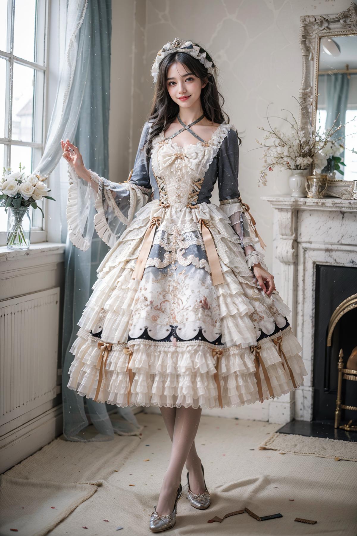 [Realistic] Modern victorian fashion dress | 洛丽塔裙子 | ロリータ ドレス Vol.2 image by cyberAngel_