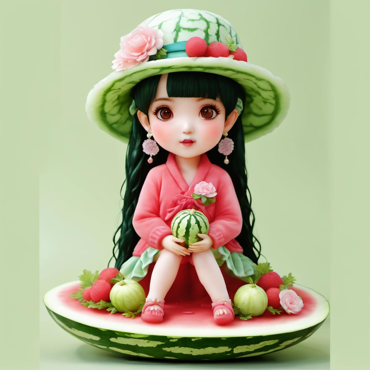 watermeloncarvingSDXL image by chirenshuomeng