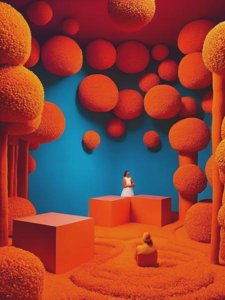 <lyco:SandySkoglund:1.0> Image in the style of Sandy Skoglund