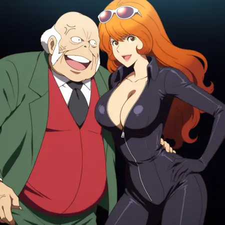 mine_fujiko & mister_x (lupin_iii) XL Illustrious LORA