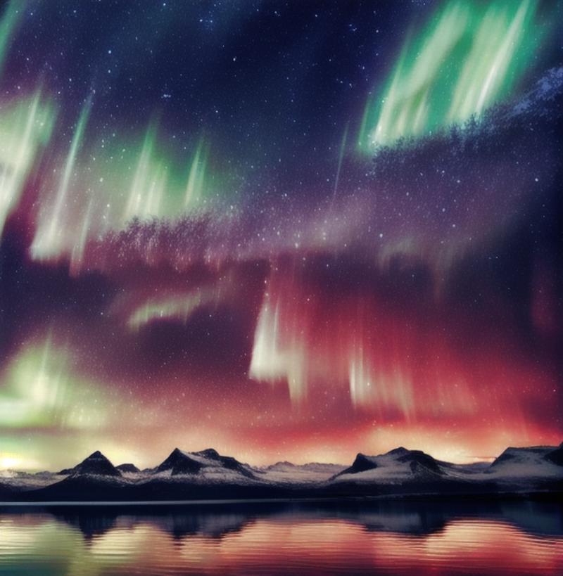 Auroral Background image by Cecily_cc