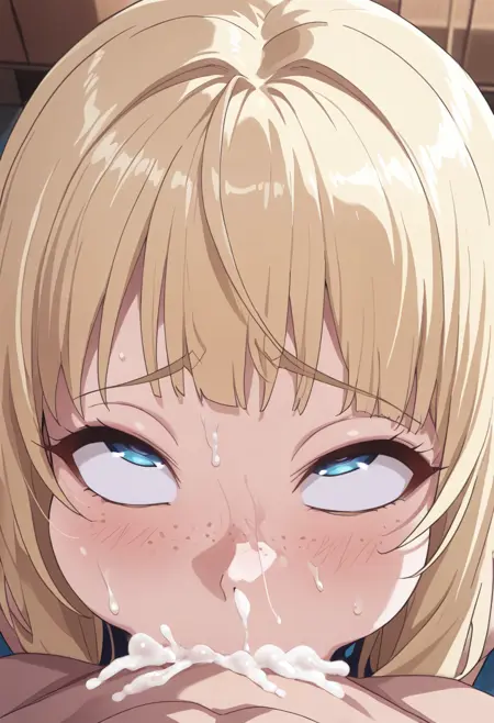 Pearly blowjob face illustrious