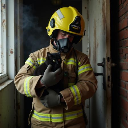 Modern British Fire Brigade Working Uniform (Flux) V1