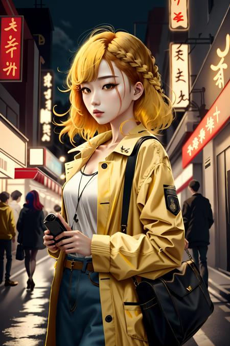 photo of a girl,   (cinematic_light :1) (yellow hair:1.5) <lora:light6in1-000001:0.5>