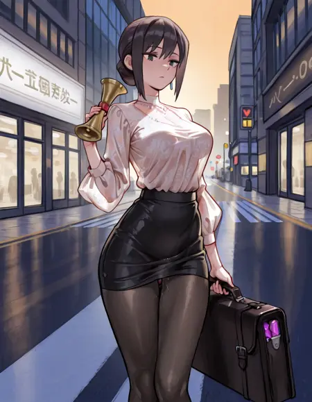 Sex toy under clothing (Female) LoRa | Illustrious