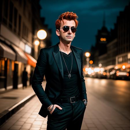 RAW photo, a portrait photo of gocrow in casual clothes, with sunglasses, day, city street, (high detailed skin:1.2), 8k uhd, dslr, soft lighting, high quality, film grain, Fujifilm XT3