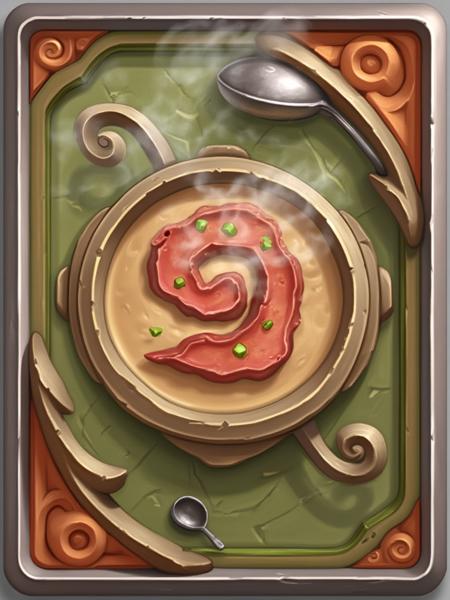 game card's back-(hearthstone)炉石卡背-LoRA V1.0 FLUX