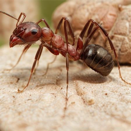 <lora:Ant:1> , red ant ,