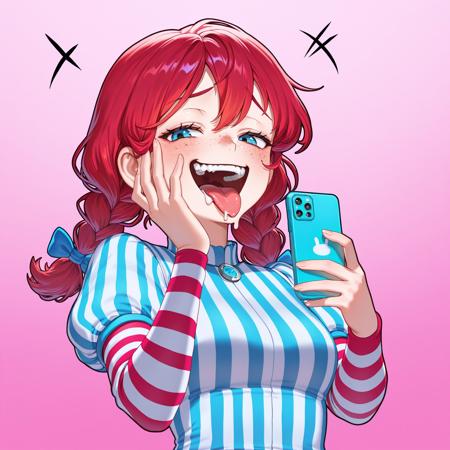 Wendy's Mascot / Smug Wendy - by gisa V1