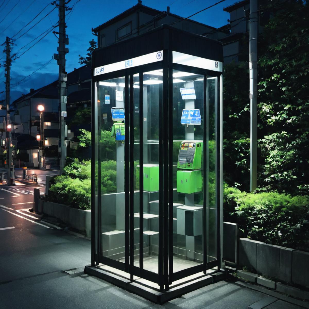 日本の公衆電話 Japanese public phone SDXL image by swingwings
