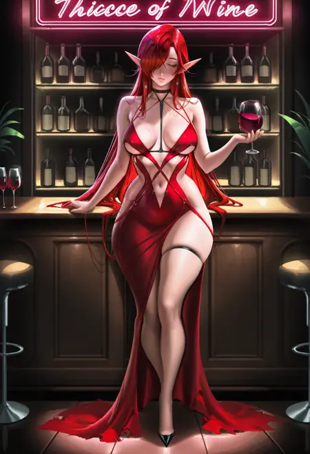 Earthbound - Red Hood Nonsense Dress Cosplay (Nikke) - ILLUSTRIOUSXL