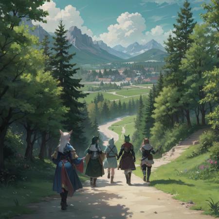 The Adventurer Party! SD 1.5 v1.0