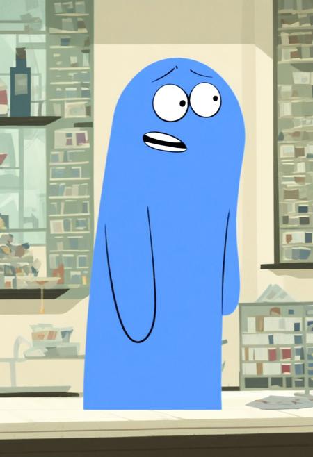 Bloo  (Foster's Home for Imaginary Friends) wip Bloo v2 (Foster's Home for Imaginary Friends)