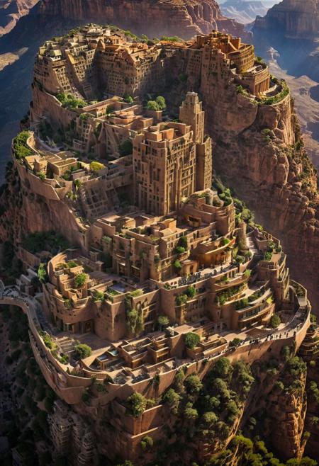 (The colonial city of the future, in the mist-filled Grand Canyon, on an unknown Earth-like planet, 2 moon on sky, Spaceship flight connects colonies, waterfulls:1.3), (Machu Picchu, a mountain settlement, incredibly spectacular:1.2), (Mario Botta:1.3), (avant-garde, future, reality, science fiction, photorealistic), (modern architecture:1.2), 
(Large Files, Ultra Realistic, 8K, 16k, FHD, HD, VFX, Perfect, Photography, composition, Architecture Sales Photography, Architecture Competition, Ultra High Resolution, Cinematography, High Resolution Image:1.1), (dramatic lighting, direct sunlight, ray tracing, clear shadow:1.2),  (real landscape:1.1), (blurred background:1.0), (urban background, more_details) ,
ac_neg1, great lighting, clear, hillscastel, extrusionbuilding, vertical