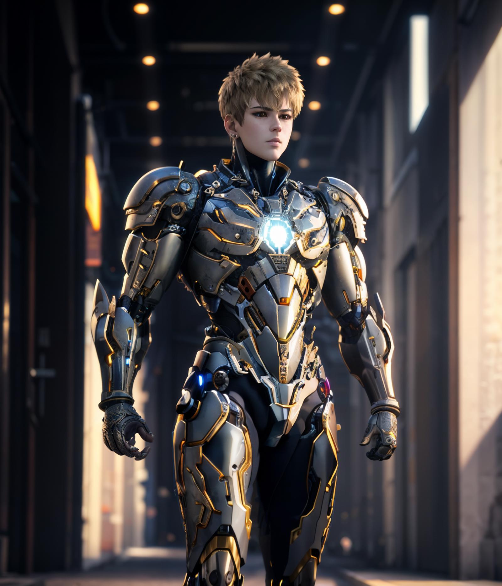 IronCatLoRA #6 - Genos | One Punch Man image by azenfone5366631