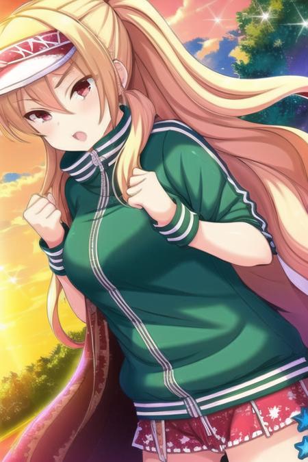 ryuugasaki_julia seio_school_uniform seio_school_summer seio_jersey seio_cheer police_outfit over_jacket