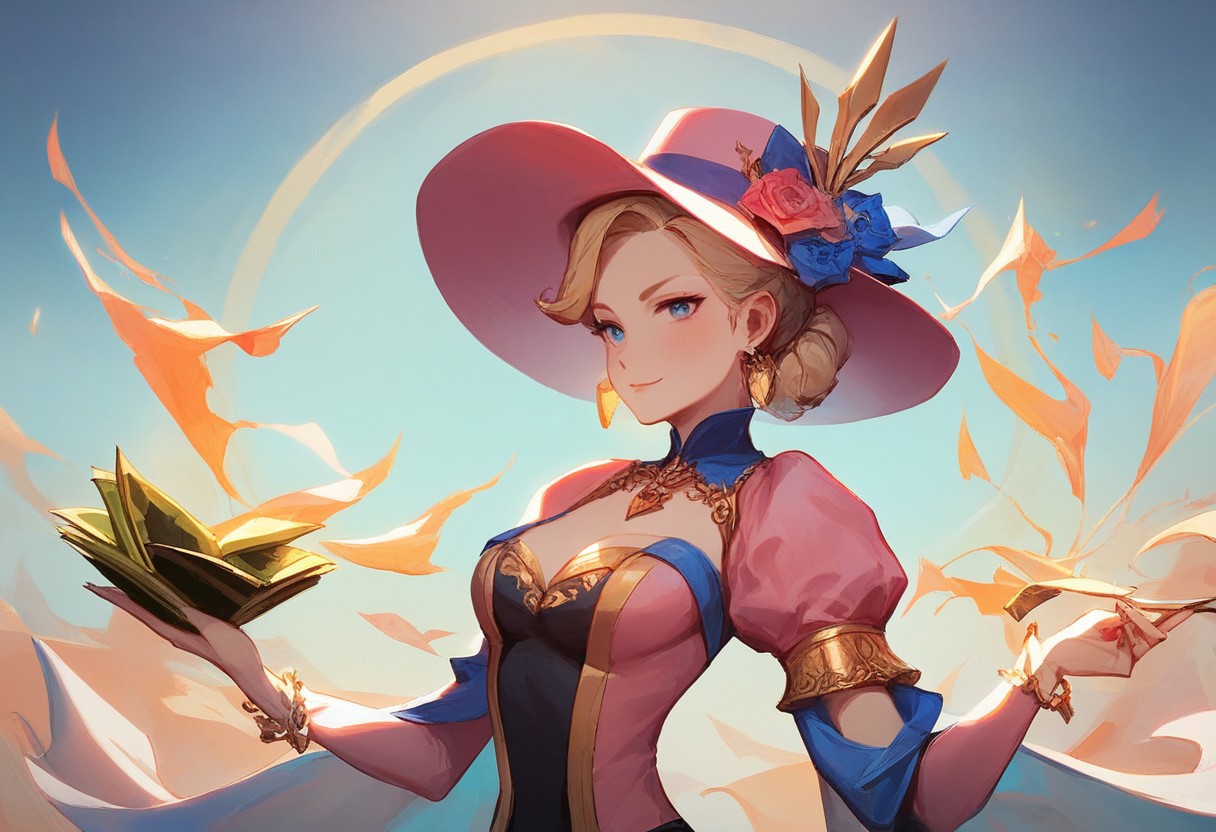 score_9, score_8_up, score_8. score_9, score_8_up, score_7_up, masterpiece, 4k, high quality, (best quality:1.1),anime, beautiful drawing, A flamboyantly adorned male goblin, holding a stack of money in his hands, is dressed in pimp attire consisting of a stylish pink overcoat, a pink fedora hat, and a golden dollar necklace. This vivid image, whether a painting or photograph, showcases the goblin's extravagant outfit in rich detail, portraying him as a symbol of ostentatious wealth and flamboyant fashion. The intricate design and vibrant colors of his attire bring an air of opulence and extravagance to the scene, capturing the viewer's attention with its high-quality depiction.