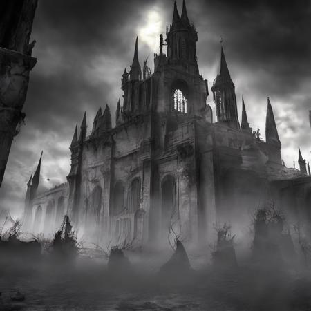 (masterpiece:1.2), (best quality,:1.2), 8k, HDR, ultra detailed, ((photorealistic)), professional light, cinematic lighting, fashion photography, ambient lighting, background, a sinister and evil gothic castle, Darkness, <lora:Darkness-10:1>,  epiCPhoto,