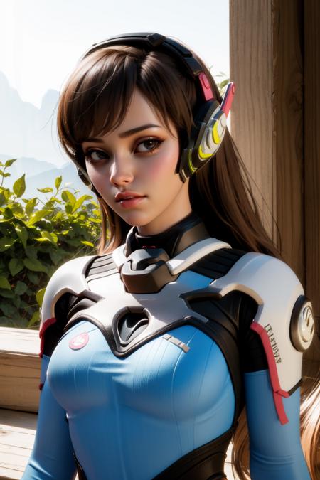 (masterpiece, best quality:1.2), intricate details, <lora:A3D_Beta:1>, <lora:D.Va:1>, 1girl, d.va \(overwatch\), solo, looking at viewer, blue bodysuit, realistic, upper body