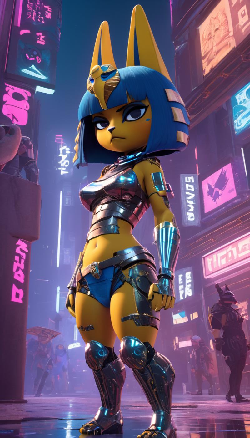 Ankha [Animal Crossing] LoRA XL image by Hevok