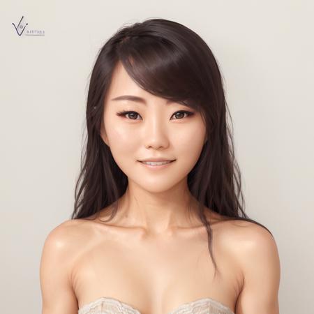 (((portrait of a beautiful woman))), flawless facial details eye details and iris details,  looking at camera, professionally shot and edited photograph at 8k resolution, flawless 26 year old Asian woman, masterpiece, goddess, perfect detailed teeth, <lora:Jeannie_LeeSD1.5:0.8>